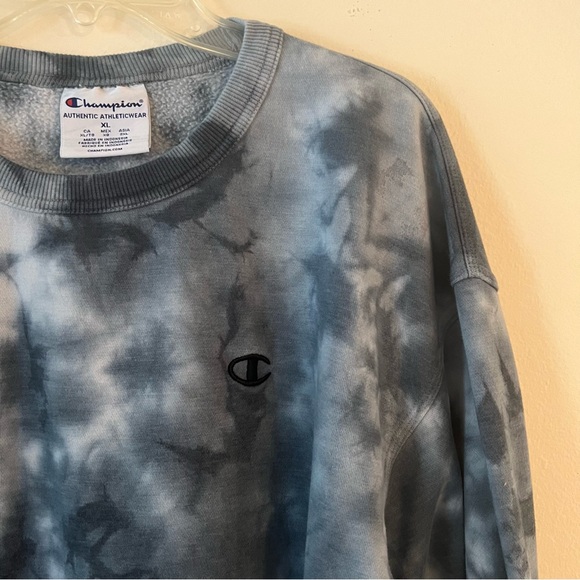 Champion Relaxed Fleece Dip Dye Crew Sweatshirt - Picture 4 of 12